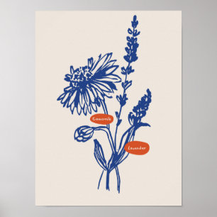 Sammlung von Naturkunstplakaten Poster