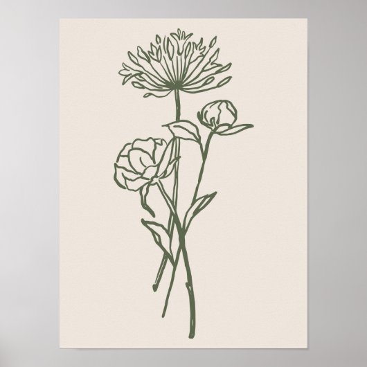 Sammlung von Naturkunstplakaten Poster (Vorne)