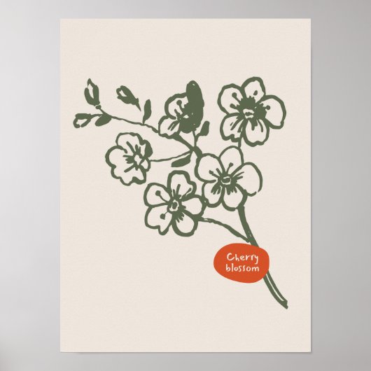 Sammlung von Naturkunstplakaten Poster (Vorne)