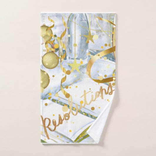 Sammlung von Neujahrsentschließungen Badhandtuch Set (Handtuch)
