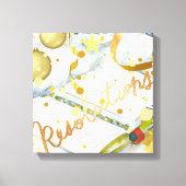 Sammlung von Neujahrsentschließungen Leinwanddruck (Vorderseite)