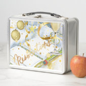 Sammlung von Neujahrsentschließungen Metall Brotdose (Beispiel)