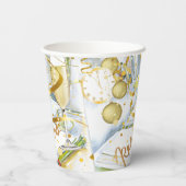 Sammlung von Neujahrsentschließungen Pappbecher (Rückseite)