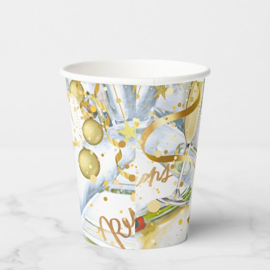 Sammlung von Neujahrsentschließungen Pappbecher (Rechts)