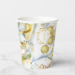 Sammlung von Neujahrsentschließungen Pappbecher