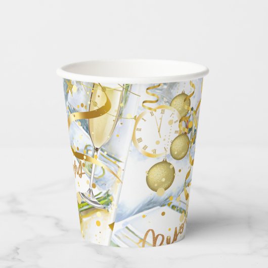 Sammlung von Neujahrsentschließungen Pappbecher (Vorderseite)