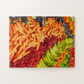 Sammlung von Obst und Gemüse Puzzle (Horizontal)