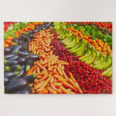 Sammlung von Obst und Gemüse Puzzle (Horizontal)