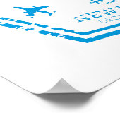 Sammlung von Passport-Briefmarke Abgeschieden auf Poster (Ecke)