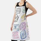 Sammlung von Passport-Briefmarke Abgeschieden auf Schürze (InSitu)