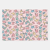 Sammlung von Pastell-Blätter 1 Geschenkpapier Set (Vorderseite 2)