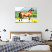 Sammlung von Pferden Leinwanddruck (Insitu (Schlafzimmer))