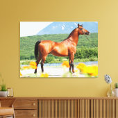 Sammlung von Pferden Leinwanddruck (Insitu (Wohnzimmer))