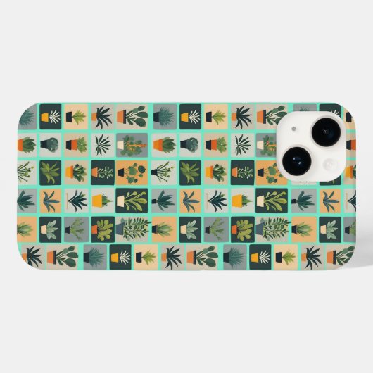 Sammlung von Pflanze Case-Mate iPhone Hülle (Rückseite (Horizontal))