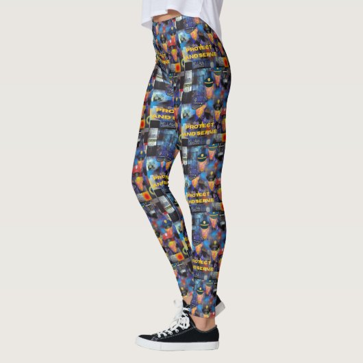 Sammlung von Polizeigutachten Leggings (Links)