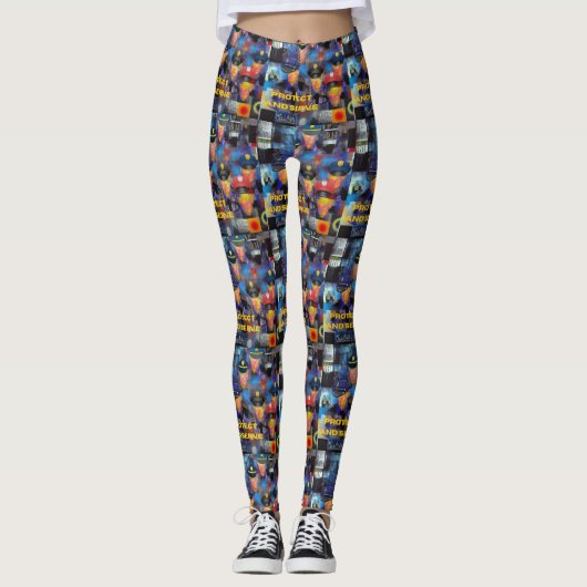 Sammlung von Polizeigutachten Leggings (Vorderseite)