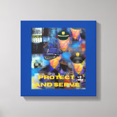 Sammlung von Polizeigutachten Leinwanddruck (Vorderseite)