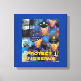 Sammlung von Polizeigutachten Leinwanddruck