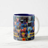 Sammlung von Polizeigutachten Zweifarbige Tasse (VorderseiteRechts)