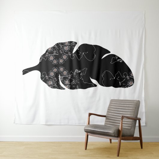 Sammlung von Regenwald Wandteppich (Beispiel (Horizontal))