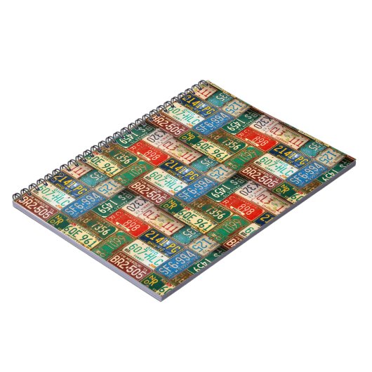 Sammlung von Rusty-Platen Notizblock (Linke Seite)