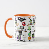 Sammlung von scharfen Halloween-Owls Tasse (Links)