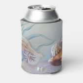Sammlung von Seashells Can Cooler Dosenkühler (Kanne Rückseite)