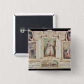 Sammlung von sechs Miniaturen Button (Vorne & Hinten)