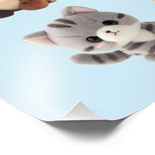 Sammlung von Spielzeug Fotodruck (Ecke)