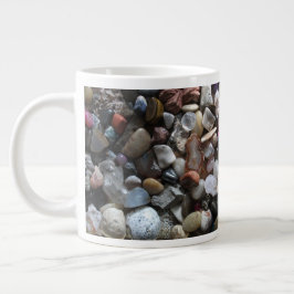 Sammlung von Steinen und Mineralien Jumbo-Tasse