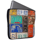 Sammlung von Tellern mit ruhender Lizenz Laptopschutzhülle (Vorne Rechts)