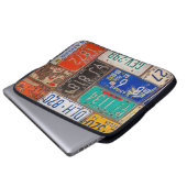 Sammlung von Tellern mit ruhender Lizenz Laptopschutzhülle (Vorne Knopf)