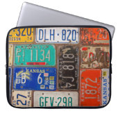 Sammlung von Tellern mit ruhender Lizenz Laptopschutzhülle (Vorderseite)