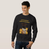 Sammlung von Tieren | Niedlich Cartoon Sweatshirt (Vorne ganz)