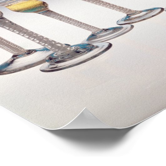 Sammlung von Weingläsern, c.1755-60 Poster (Ecke)