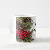 Sammlung Wreath und Holly Holiday Kaffeetasse (Vorderseite Links)