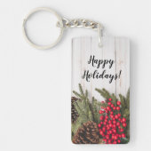 Sammlung Wreath und Holly Holiday Schlüsselanhänger (Vorderseite)