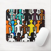 Sammlung zur Gleichberechtigung der Rassen Mousepad (Mit Mouse)