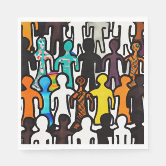 Sammlung zur Gleichberechtigung der Rassen Serviette (Vorderseite)