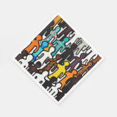 Sammlung zur Gleichberechtigung der Rassen Serviette (Ecke)