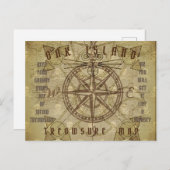 SAMMY DABADDABUCCOS OAK ISLAND FEIERTAGSPOSTKARTE (Vorne/Hinten)