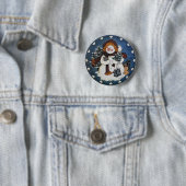 Sammy das Snowman-Knopf-Button Button (Beispiel)