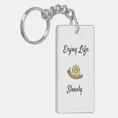 Sammy Der Cartoon Schnecke Schlüsselanhänger (Vorderseite links)