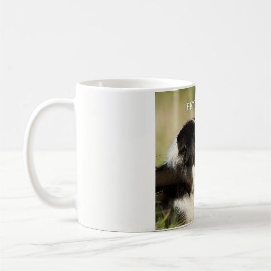 Sammy die sarkastische Border-Collie Kaffeetasse (Links)