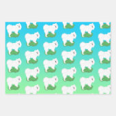 Sammy Gift Wrap auf Pastels-3 Sheet-Set Geschenkpapier Set (Vorderseite 2)