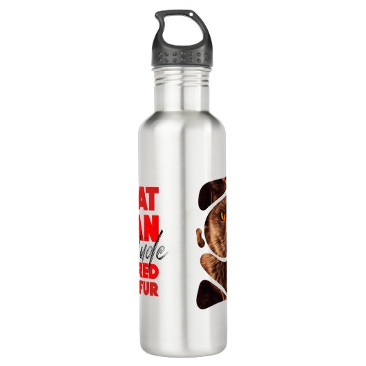 "Sammy Midnight" Kitty Water Flasche Edelstahlflasche (Rückseite)