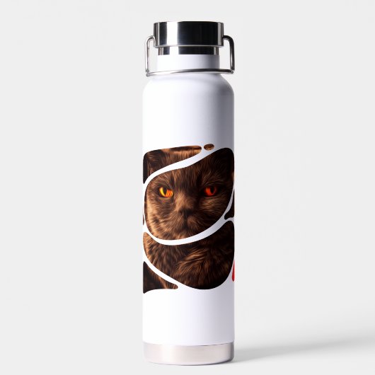 "Sammy Mitternacht" Kitty Vacuum Flasche (Rückseite)