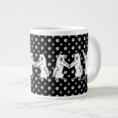 Sammy schrieb in Samoyed Dog Letters Jumbo-Tasse (Vorderseite Rechts)