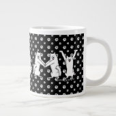 Sammy schrieb in Samoyed Dog Letters Jumbo-Tasse (Rechts)