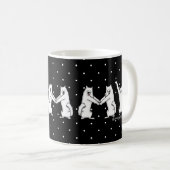 Sammy schrieb in Samoyed Dog Letters Kaffeetasse (VorderseiteRechts)